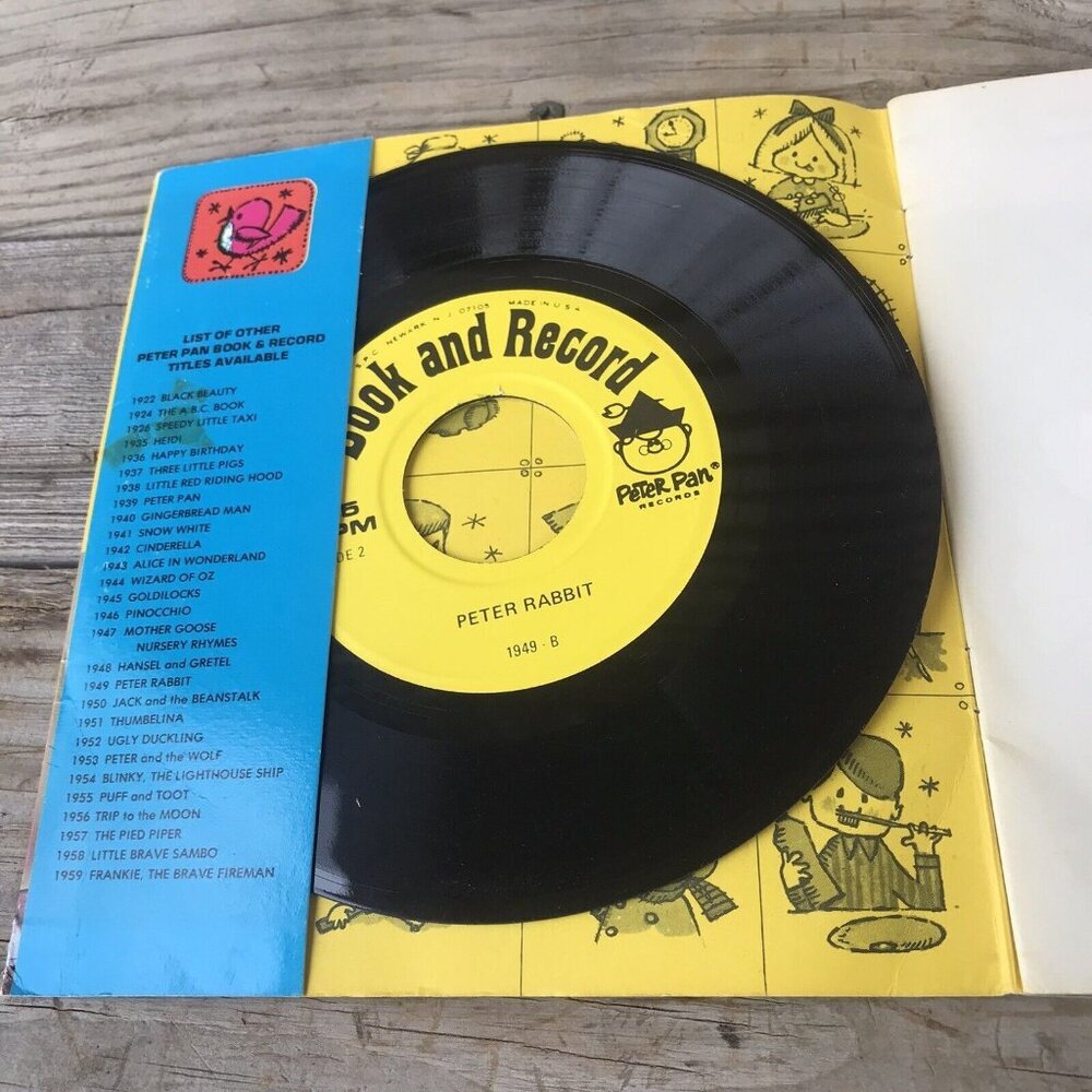 Vintage 1971 Peter Rabbit Book & Record 45 RPM - Picture 3 of 8